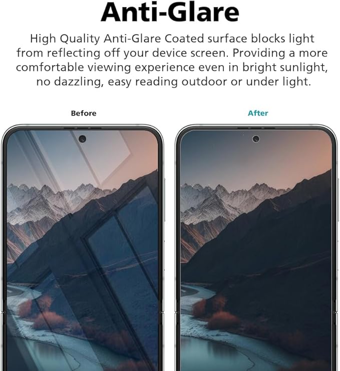 3-Pack Anti-Blue Light Matte Screen Protector For iPhone 16 [Support Fingerprint Unlock] Anti-Glare, Anti-Fingerprint [Eye Protection] Bubble-Free Installation with Alignment Jig