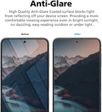 3-Pack Anti-Blue Light Matte Screen Protector For iPhone 12/12 Pro [Support Fingerprint Unlock] Anti-Glare, Anti-Fingerprint [Eye Protection] Bubble-Free Installation with Alignment Jig