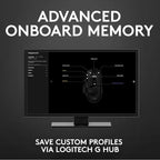 Logitech G502 HERO High Performance Wired Gaming Mouse, HERO 25K Sensor, 25,600 DPI, RGB, Adjustable Weights, 11 Buttons, On-Board Memory, PC/Mac
