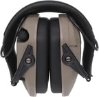 Walker's Razor Slim Ultra Low Profile Compact Design Adjustable Range Shooting Hunting Hearing Protection Electronic Earmuffs