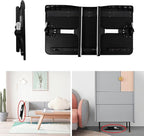 Laptop Bed Tray Desk with Adjustable Heights and Angles, Upgraded-Sturdy Foldable Lap Desk for Bed/Couch/Floor (NO Drawer, Black)