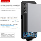 Fey Battery Case for Galaxy A34, Extended Charging Cases for Samsung Galaxy A34 5000mAh Rechargeable External Backup Power Bank Charger Cover, Black