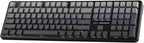 EPOMAKER Aula F108 Wireless Gaming Keyboard, Full Size Mechanical Keyboard with 4000mAh Battery, 108 Hot-Swappable and Programmable Keys, RGB Backlight, for Mac/PC/Android (Black Gradient)