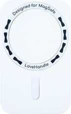 LoveHandle PRO MagSafe Compatible Magnetic Phone Grip - Phone Strap - Mount, Handle and Kickstand for Smartphone and Tablet - Magic Marble - Eligible for All MagSafe Devices
