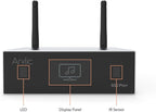 Arylic Up2stream S50 Pro+, Receiver Audio WiFi e Bluetooth,Preamplifier aptX HD con ESS Sabre Dac AKM ADC Multiroom/multizone, Ricevitore Stereo Wireless con AirPlay, Spotify, Internet Radio
