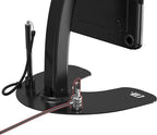 Dual Kiosk Stand – CTA Dual Security Kiosk Stand with Locking Case, Cable, and 360-Degree Rotating Base – Compatible with iPad 7th/ 8th/ 9th Gen 10.2-inch, iPad Air 4, (PAD-ASKB10) – Black