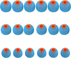 Earbud Replacement Tips Silicone Earbud Tips Earbud Caps Fit for in-Ear Headphones (Inner Hole 3.8mm -5.1mm) Earbud Rubber Tips Ear Tips 9 Pairs S/M/L