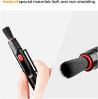 K&F CONCEPT Professional Lens Cleaning Pen*3 with Soft Brush, Carbon Head Lens Cleaning Pen Compatible with Canon, Nikon, Pentax, Sony Digital Camera Cleaning,AR VR Glasses Cleaning