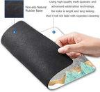 Hokafenle Mountain Abstract Art Mouse Pad - Non-Slip Rubber Base Square Wireless Mousepad for Laptop and Desk