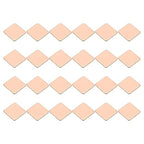 PATIKIL Copper Heatsink Pad Shims, 24 Pcs 15x15x1.2mm Copper Pad Shim IC Chipset GPU CPU Thermal Heatsink for Cooling Laptop Desktop Computer
