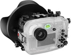 Seafrogs Underwater Housing for Sony a6700 with WA005F Dome Port, [40M/130FT] Waterproof Scuba Housing Case for Sony ILCE-6700 with E 18-105mm F4, 28-60mm F4-5.6