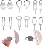 12PCS SIM Card Removal Openning Tools, Needle Opener Ejector, SIM Card Tray Eject Pins Compatible with All iPhone Apple iPad Samsung Galaxy HTC Smartphone Tablets.