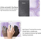 Mouse Pad, Purple Marble Design Mouse Pad, Washable Square Cloth Mousepad for Gaming Office Laptop, Non-Slip Rubber Base Computer Mouse Pads for Wireless Mouse, Cute Mouse Pads for Desk