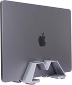 Adjustable Vertical Laptop Stand - Aluminum, Universal Fit for All Laptops (10-30mm Thickness) - Fashion Design, Adjustable Width, Anti-Slip & Scratch-Resistant, Patented Design