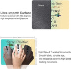 IMAYONDIA Mouse Pad - Inspirational Quotes, Waterproof, Non-Slip Rubber Base, Square Mouse Mat for Computer Laptop, Stay Positive