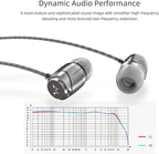 SoundMAGIC E11 Wired Earbuds No Microphone HiFi Stereo Earphones Noise Isolating in Ear Headphones Powerful Bass Tangle Free Cord Gunmetal