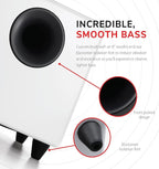 Audioengine S8 Powered Subwoofer Speaker - 250W 8-inch Home Woofer with Built-in Amplifier and Dual Audio Inputs for Home Audio