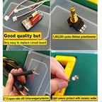 Hot Air Welder & Heat Gun Kit, Professional 1600W Plastic Repair Welder Kit for PVC/TPO/Vinyl, Roofing, Automotive, Flooring with Welding Nozzles, Seam Roofing Roller