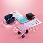 SpinFit CP1025- ML/M- Medical Grade Silicone Patented Ear Tips, Secure Fit and Supreme Comfort Fits MTW3, Galaxy Buds 2, Soundcore Space A40 & More (2 Pairs) (for Nozzle Diameter from 4-5.5mm)