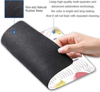 Mouse Pad, 2025 Calendar Mouse Pads, Cute Square Mouse Mat Waterproof Non-Slip Rubber Base Computer Mousepad for Desk Home Office Laptop, Abstract Leaf Calendar