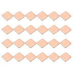 PATIKIL Copper Heatsink Pad Shims, 24 Pcs 15x15x1.5mm Copper Pad Shim IC Chipset GPU CPU Thermal Heatsink for Cooling Laptop Desktop Computer