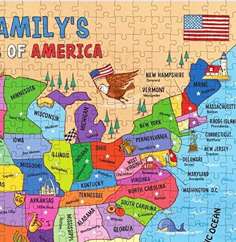My 50 States Personalized Puzzle – 500 Pieces - I See Me!