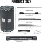 128 in 1 Precision Screwdriver Set,Precision Bit Set,Professional Magnetic Repair Tool Kit with 120 Bits for Electronics, Computer, Laptop, Game Console and Household Appliances
