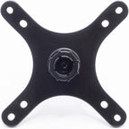 Kado Portable Monitor Stand Adapter Bracket Plate Tripod Black, Wall Mount Arm Mount 17mm Ball Head to 100x100mm 75x75mm Universal, Tripod Camera Stand for Desktop Monitor Portrait/Landscape Mode