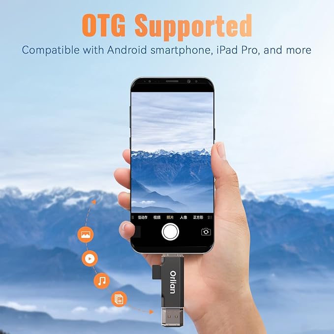 SD Card Reader USB 3.0 Dual USB A & USB C to Micro SD/SD Memory Card Adapter for SD/SDHC/SDXC, Compatible with Winodws, MacBook Pro/Air, iPhone 15 Pro/Max, Android (SD Card Not Included)