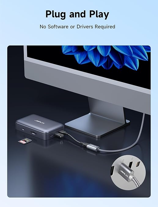 USB 3.0 Extension Cable 6.6FT, JSAUX USB A Male to Female Extension Cord Durable Braided Material Fast Data Transfer Compatible with USB Keyboard, Flash Drive, Hard Drive, Playstation, Xbox, Oculus VR