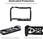 R5 ii/R5/R6/R5C/R6 ii Camera Cage,R5 Mark ii/R6 Mark ii Cage with Cold Shoe and ARRI Interface for EOS R5C/R6 Mark II/R5 Mark II/R5/R6/R5C