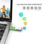 KEXIN Flash Drive 32GB USB 3.0 Flash Drive Bulk Thumb Drive with LED Indicator 32G USB 3.0