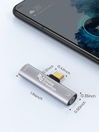 CableCreation USB C to 3.5mm Headphone and Charger Adapter, 2 in 1 Type-C to 3.5mm Audio Hi-Res with PD Fast Charge, USB C to Aux with Charging Dongle for iPhone 16 15 Pro Max, Galaxy 24+, Pixel, iPad