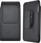 Galaxy S25 Ultra S24 S23 S22 S21 Note 20 Ultra Phone Holster Holder Phone Belt Clip Case PU Leather Pouch for Samsung Galaxy A03S A16 A15 A14 A13 A12 A23 A32 A35 A34 5G, Google Pixel 8 7 6 Pro