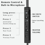 SoundMaster Pro V1 - Gaming Earphones with Dual Audio Drivers,Battle Buds,in-Line Mic with Mute and Volume Control, Compatible with Xbox Series,Xbox One,PS5,PS4,Switch,Pc with 3.5mm Aux