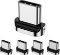Magnetic Connector Tips Head for USB-C Android Devices (5 Pack), only Compatible 3A Magnetic Charging Cable