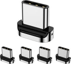 Magnetic Connector Tips Head for USB-C Android Devices (5 Pack), only Compatible 3A Magnetic Charging Cable
