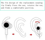 3 Pairs Earbuds Replacement Tips Large，Silver Earbud Tips ，Silicone Eartips Compatible with Bose QuietComfort and Sport Earphones