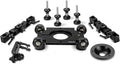 PROAIM Polaris Mini Portable Video Camera Dolly w Universal Track Ends | Mitchell & 75mm Bowl Mount | Compatible Track Rail Diameter – Ø 32‐34mm | Offers Payload of 34kg / 75lb (DL-PLRS-M01)
