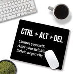 Hokafenle Mouse Pad, Motivational Mouse Pad Inspirational Quotes, Mouse Mat Square Waterproof Mouse Pads, Non-Slip Rubber Base MousePads for Office Laptop