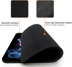 Mouse Pad, Cute Glitter Butterfly Mouse Pads for Desk, 9.5" x 7.9" Non-Slip Rubber Base Computer Mousepad with Women, Portable Square Design for Wireless Mouse and Pad Laptop Office & Travel