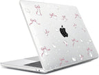 for 2025 2024 2023 2022 MacBook Air 13 inch Case M4 A3240 M3 A3113 M2 A2681 with Touch ID& 13.6" Liquid Retina Display, Plastic Hard Shell&Keyboard Cover&Screen Film&Webcam Cover, Bunny-P