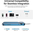 Khadas Tea Portable Headphone Bluetooth Amplifier,HiFi Hi-Res DAC USB Bluetooth 5.0, LDAC/aptX HD, PCM, DSD, MQA 32bit/384KHz ESS ES9281ACPro Qualcomm QCC5125 (Teal Blue)
