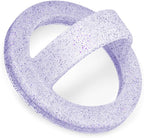Magnetic Silicone Ring Grip Phone Holder, Loop Grip Phone Holder,Magnetic Phone Loop,Magsafe Phone Grip,Compatible with Magsafe for iPhone 16/15/14/13/12 Series (Purple Sparkle)