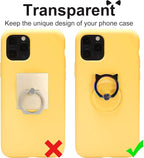 Cat Phone Ring Holder Grip- EI Sonador Transparent Cell Phone Ring Stand Holder Clear Kickstand Finger Grip, Compatible with Most of Phones, Tablets and Case (2 Colorful Cat)