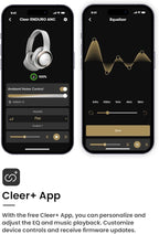 Cleer Audio Enduro ANC Noise Canceling Headphones, Bluetooth Multipoint Connection, Over-The-Ear Design with Mic, Crystal Clear Hands-Free Calling, up to 60 Hours of Battery Life - Light Grey