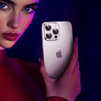 Compatible with iPhone 15 Pro/16 Pro Camera Lens Protector, [Case-Friendly][Strong Adsorption][AR Anti-Reflection] Tempered Glass Full Coverage Camera Screen Protector for 16 Pro Max,Silver