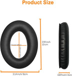 MBWIGF Replacement Ear Pads for Bose QuietComfort 35 (QC35) & Quiet Comfort 35 II (QC35ii) Headphones, Replacement Earpad Cushion with Comfortable Extra Thick Memory Foam and Softer Leather (Black)