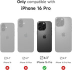 SURITCH for iPhone 16 Pro Case with Slide Camera Cover and Adjustable Kickstand, Compatible with MagSafe Protective Cover 6.3 Inch,Pink (ONLY Compatible with iPhone 16 Pro)