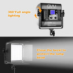 GVM RGB LED Video Light, 800D Studio Light with APP Control Lighting Kit Photography Light 1 Pack with 8 Kinds Scene Lights, 3200-5600K CRI 97 LED Panel Light for YouTube Studio, Video, Portrait